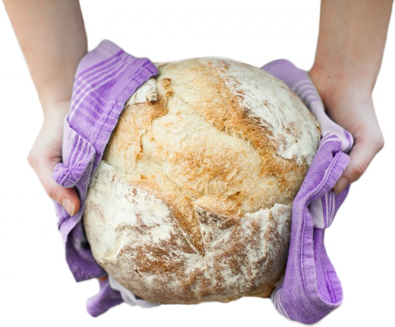 Brot in Händen